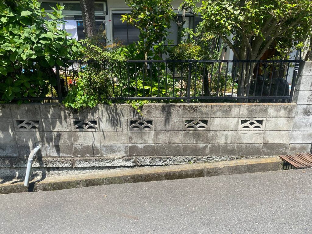 ボーダー境界フェンスが破損！横浜市建物調査